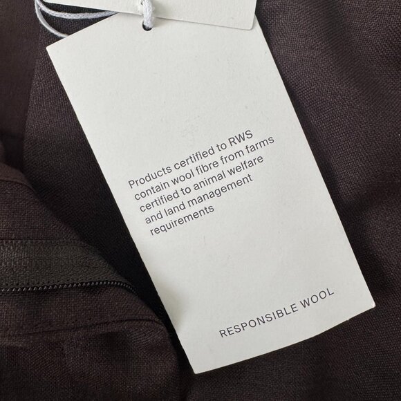 COS Wide-Leg Pleated Wool Trousers - Picture 10 of 11